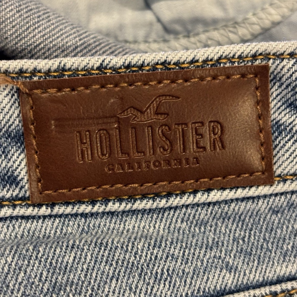Low-Rise Vintage Baggy Jeans Hollister Relaxed Fit 31x29 Light Retro 90s Skater - Picture 12 of 12